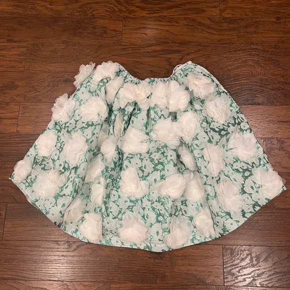 DRAMATIC FLORAL PUFF DETAIL STRAPLESS MINI DRESS - SIZE M - Picture 7 of 7